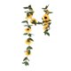 thumbnail image 1 of Guirnalda de girasoles artificiales de seda para colgar en la fiesta de bodas., 1 of 6