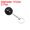 Black, variant on Pickleball Keychain Mini Pickleball Ornament for Bags Backpacks Rackets Luggage Tags Party Favors Green