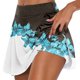 thumbnail image 1 of Gibobby faldas de mezclilla para mujer Falda estampada de entrenamiento informal diario para mujer Tenis Yoga Deporte Falda Pantalones cortos Falda(Azul， XL), 1 of 4