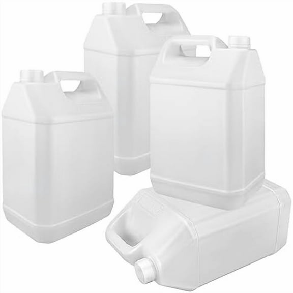 2.5 Gallon Water Jug, F-Style Plastic Jug, Water Storage Containers, Hdpe Containers with Leakproof Cap (4 Pack)$$Other