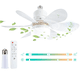 thumbnail image 1 of Ventilador de techo E27 85-265V 42cm con luz, incluye extensor y control remoto avanzado Xtellar blanco, 1 of 3