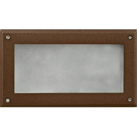 

Dabmar Lighting DSL1001-BZ Recessed Open Face Brick Step & Wall Light Bronze - 5 x 8.90 x 3.15 in.