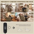 thumbnail image 4 of HOMCOM Massage Power Lift Recliner Chair for Elderly Reclining Chair Brown, 4 of 10