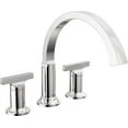 thumbnail image 3 of Delta T2788-CZ-PR-LHP Tetra Tub Deck Mounted Roman Tub Filler - Lumicoat Champagne Bronze, 3 of 5