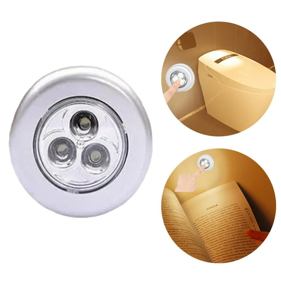 Mini LED Night Light Self Push Light Battery Powered Batteris Not Included Suitable For Stairs Hallway Closet Kitchen And Bedroom Lights Motion Plug Dog Lamp