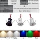 thumbnail image 2 of Foco empotrado pequeño de 12 V y 1 W para armario de vinos, vitrina de joyas, lámpara de techo, miniluz empotrada para pulgar, 2 of 5