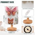 thumbnail image 2 of Butterflies Bedside Table Lamp LED Warm Lights with USB Charging Port Retro Cylinder Desk Lamps, 2 of 7