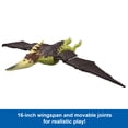 thumbnail image 4 of Jurassic World Wild Roar Pteranodon Dinosaur Action Figure Toy, Attack, Light & Sound, Scan Code, 4 of 6
