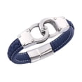 thumbnail image 2 of Qarigey trenzada personalizable que añade un toque personal, pulseras para hombres, brazaletes para mujeres, significativo y memorable Ropa, zapatos y accesorios Miscelánea azul, 2 of 6