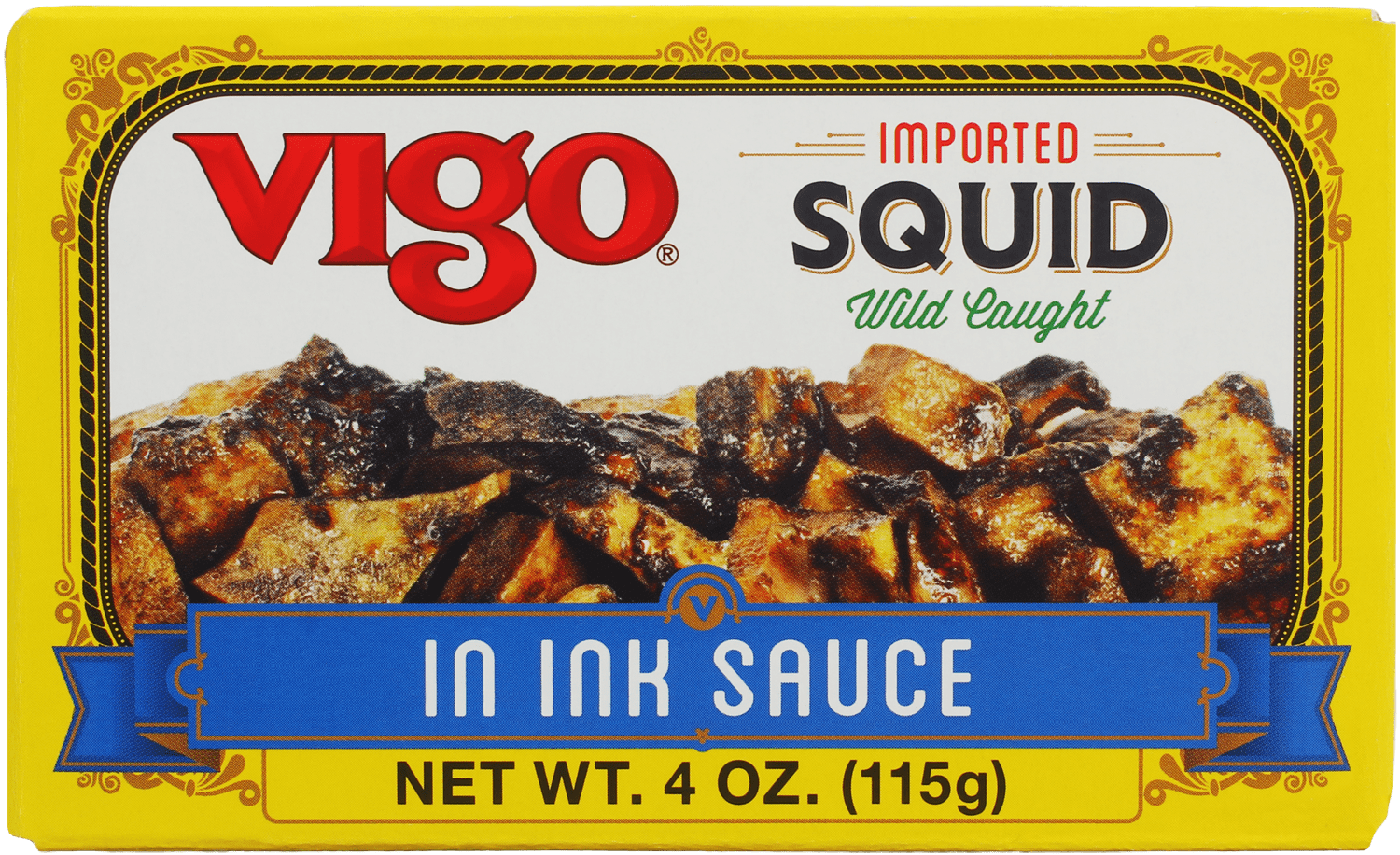 Squid in Ink Sauce (Vigo) 4 oz - Walmart.com