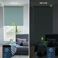 thumbnail image 4 of Yoolax Motorized Blinds Shade Custom Smart Electric Roller Shade Waterproof Window Blinds(Vinyl Lake Blue,46"W x 72"H), 4 of 6