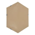 thumbnail image 6 of Kate and Laurel Laverty Modern Framed Hexagon Mirror, 22" x 31", Black, Contemporary Geometric Wall Decor, 6 of 7