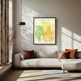 thumbnail image 2 of Indie Fern Trio - Painting Botanical Floral Nature Autumn Tropical Minimalist Modern Art Black Framed Wall Art Print 16 x 20 inches, 2 of 4
