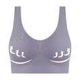 thumbnail image 2 of Fsgntruao Sports Bras for Women Plus Size No Underwire Push Up Bra Seamless Wireless Bralettes Ladies Traceless Comfortable No Steel Ring Breathable Gathering Underwear Everyday Bras, 2 of 4
