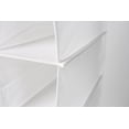thumbnail image 6 of Mainstays 10 Shelf Hanging Closet Storage Shoe Organizer for Shoes, Non Woven, Arctic White, 6 of 12