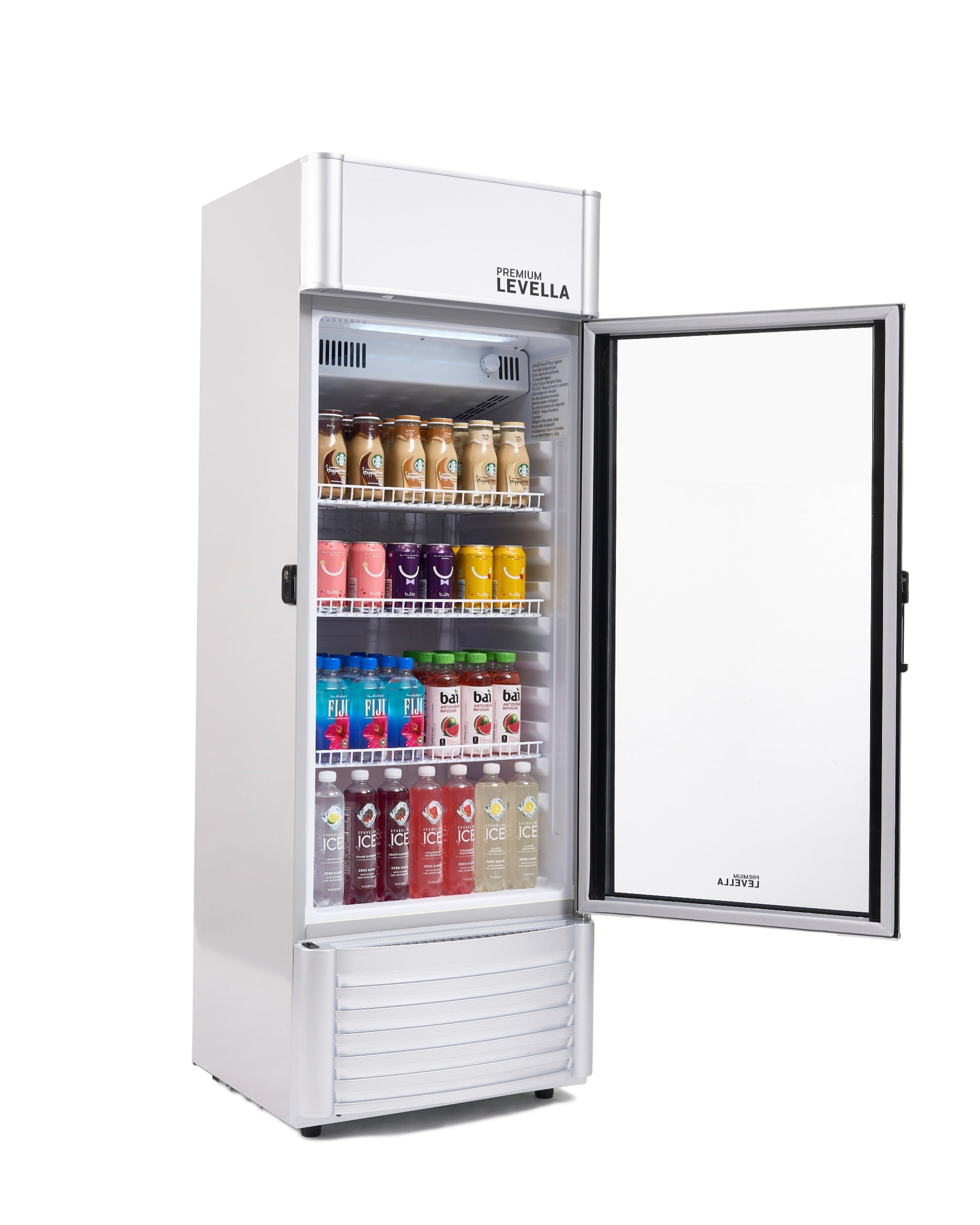 6.5 cu. ft. Single Door Commercial Refrigerator Beverage Cooler in Gray