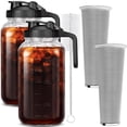 thumbnail image 1 of Cafetera Cold Brew HomeCheer 2, 1,9 L, cristal negro, 1 of 6
