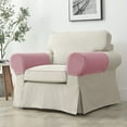 thumbnail image 2 of 2 Pack Jacquard Stretch Sofa Armrest Covers Non-Slip Recliner Sofa Armrest Covers, 2 of 6