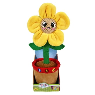 80 Songs Singing and Dancing Flower with Saxophone Plush Funny