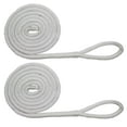 thumbnail image 2 of Extreme Max 3006.2591 BoatTector 3/8" x 6' Premium Double Braid Nylon Fender Line - Pair, White, 2 of 3