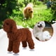 thumbnail image 3 of Peluche de perro realista, mascota de compañía, peluche esponjoso para cachorro, ideal para regalar en Pascua, Acción de Gracias, Navidad y Año Nuevo (blanco, mediano)., 3 of 4