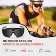thumbnail image 4 of 2026 Upgrade POV Glasses 4K Baseball Sunglasses with Camera, Audio Video Recording & WiFi Action for Cycling Hiking, Sports Smart Glasses with Camera, 4 of 8