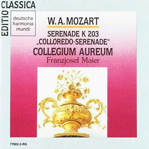 Mozart / Maier / Collegium Aureum - Serenade K 203 / Maier, - Music & Performance - CD