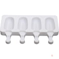 thumbnail image 4 of Yuarrent Molde de silicona para helados, reutilizable, lavable, Flexible, 4 rejillas, repuesto resistente al calor, accesorios para hacer palitos de hielo Cocina y Comedor 4.8x9cm Yuarrent JJ24281-01B, 4 of 6