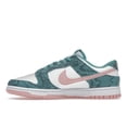 thumbnail image 2 of Nike Men's Dunk Low Snakeskin Washed Teal Bleached Coral Shoes, from StockX, 2 of 5
