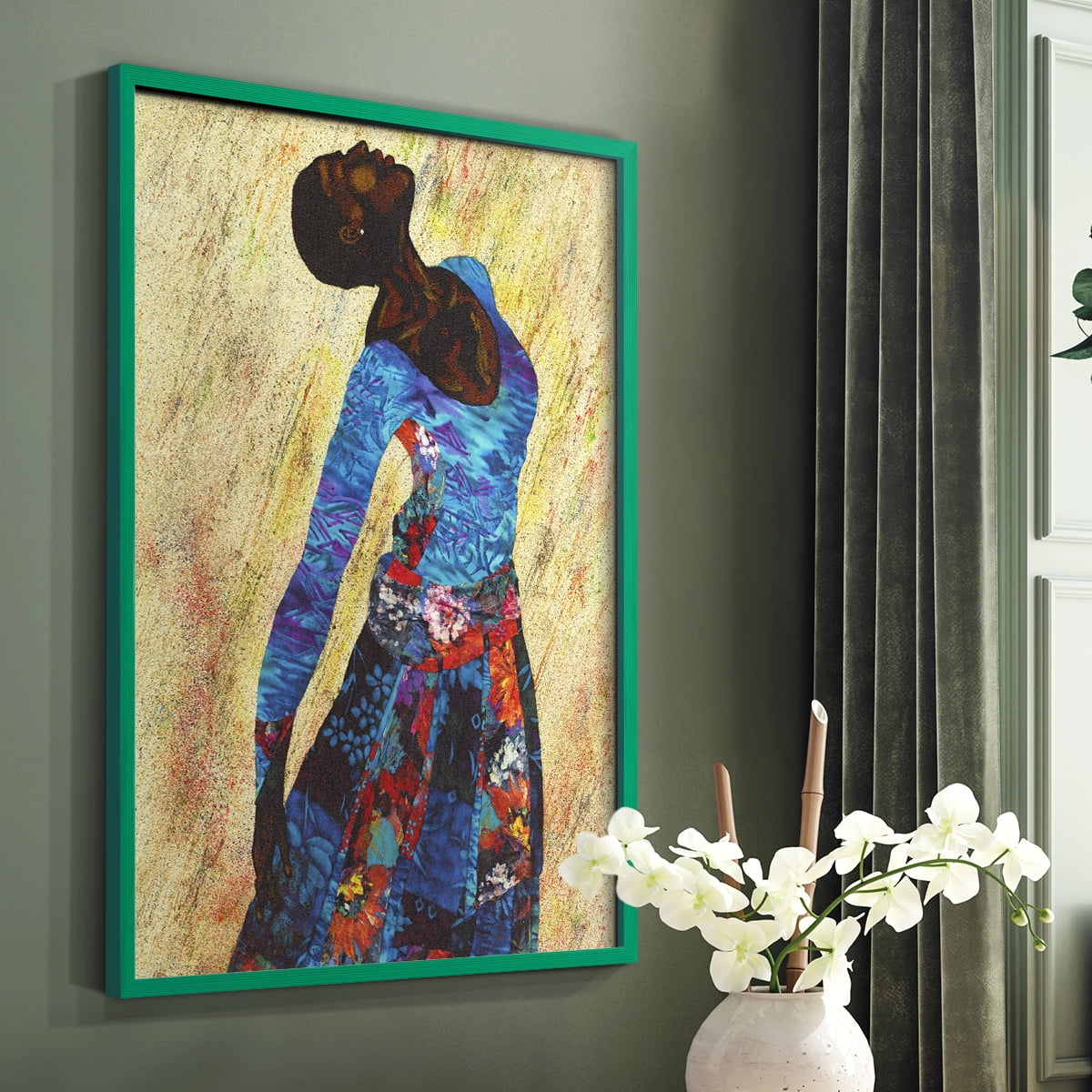 Woman Strong IV Framed Print - Solid Wood in Single Picture Frame Solid Wood 2 Framed Print