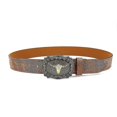 thumbnail image 2 of Western Cowboy Belt Buckle Men's Belt 110cm-YNP, 2 of 4