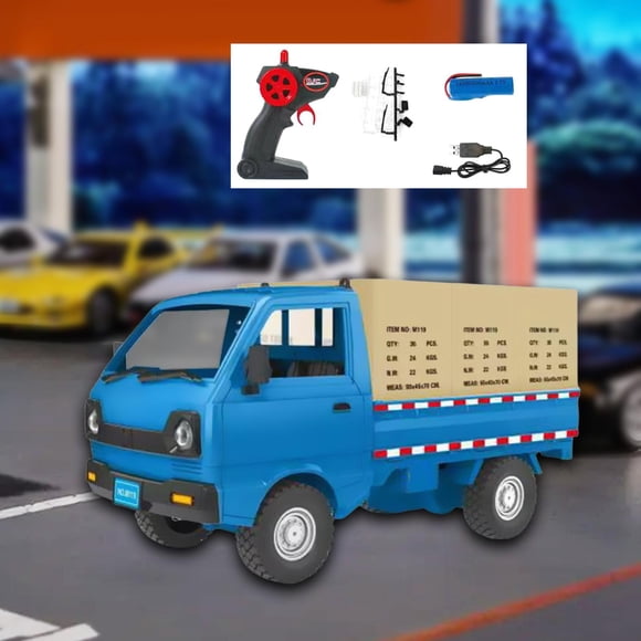 Camión de Juguete Hugo 1/16 Coche de Control Remoto Azul