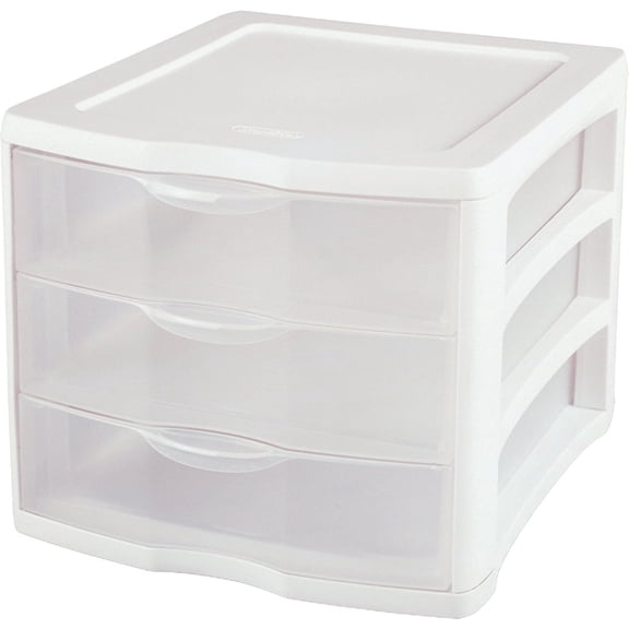 Sterilite 9.625 in. H x 11 in. W x 13.5 in. D Stackable Drawer Organizer