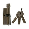 thumbnail image 1 of ziyahi Aluminum Key Cylinder Door Lock Core Home Security Anti Snap with 3 keys, 1 of 5