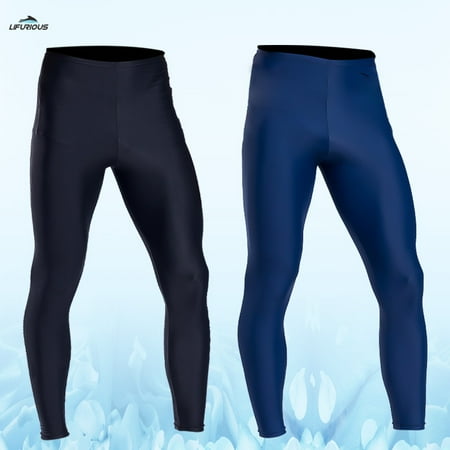 

UPF 50+Lycra Nylon Outdoor Fitness Sunscreen Swim Surfing Bathing Pants For Men Quick-Drying Beach Yoga Tight Rash Guard Pants