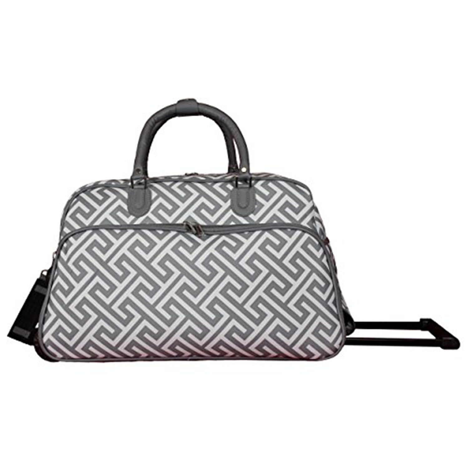 World Traveler 21-Inch Carry-On Rolling Duffel Bag - Multi Paws 