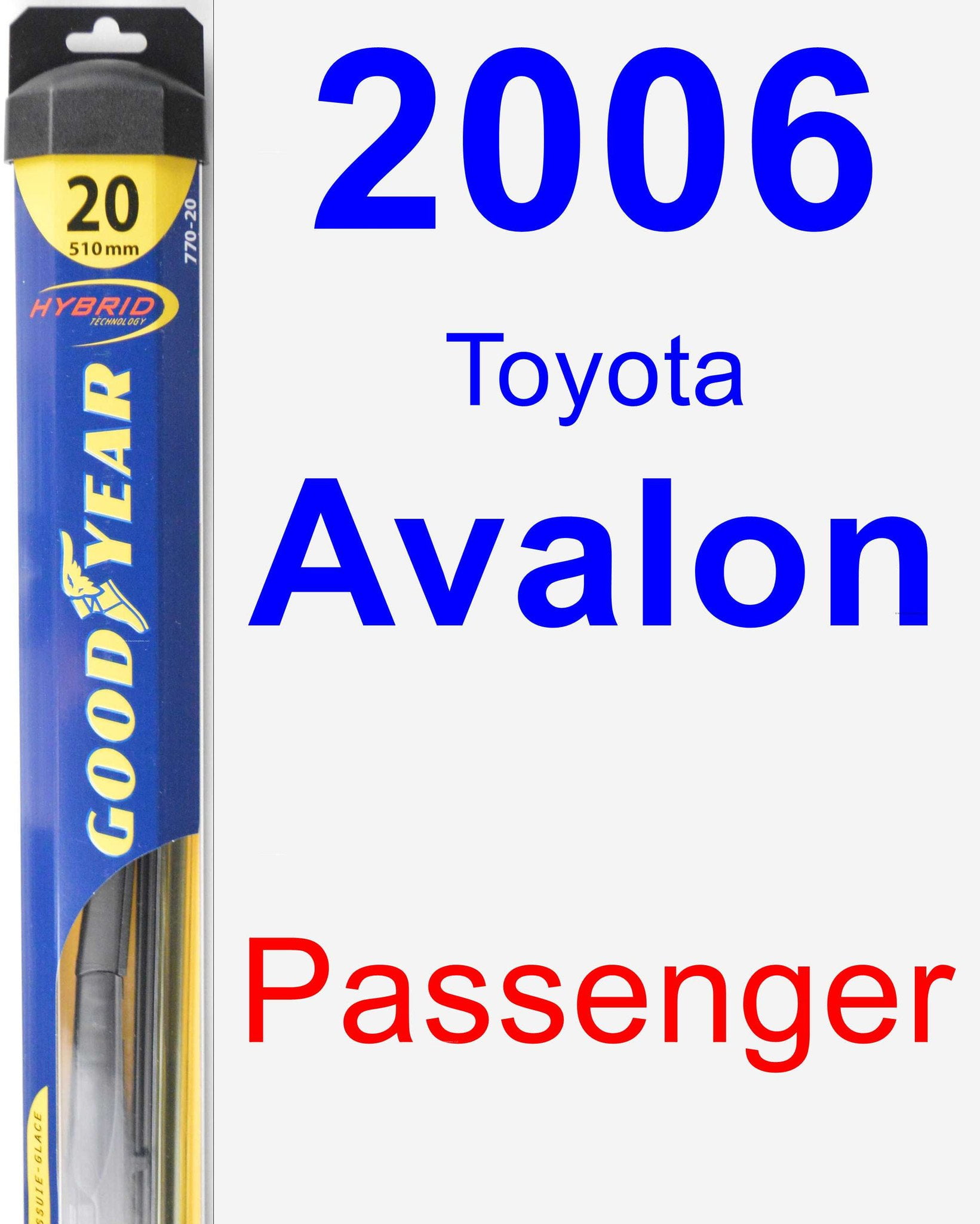 AERO OEM Quality All Season Windshield Wiper Blades for Toyota Avalon 2006-2005