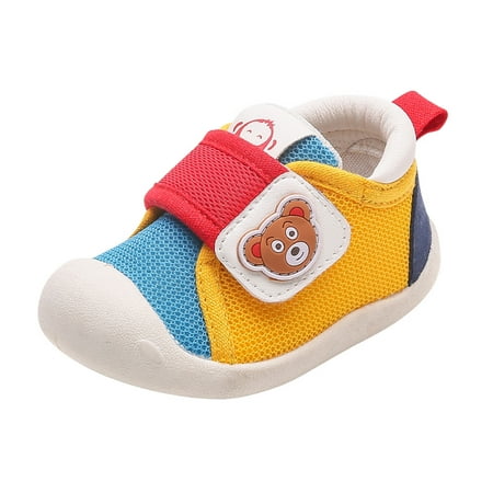 

〖CFXNMZGR〗Toddler Shoes Boy Girl Infant Sneakers Non Slip First Walkers 6 9 12 18 24 Months
