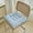 Blue, variant on Byujiro Thickened Velvet Cushion Chair Cushion Sofa Floating Window Tatami Cushion Car Seat Cushion Kneeling Futon Cushion Washable Size 17.72x17.72 Inches