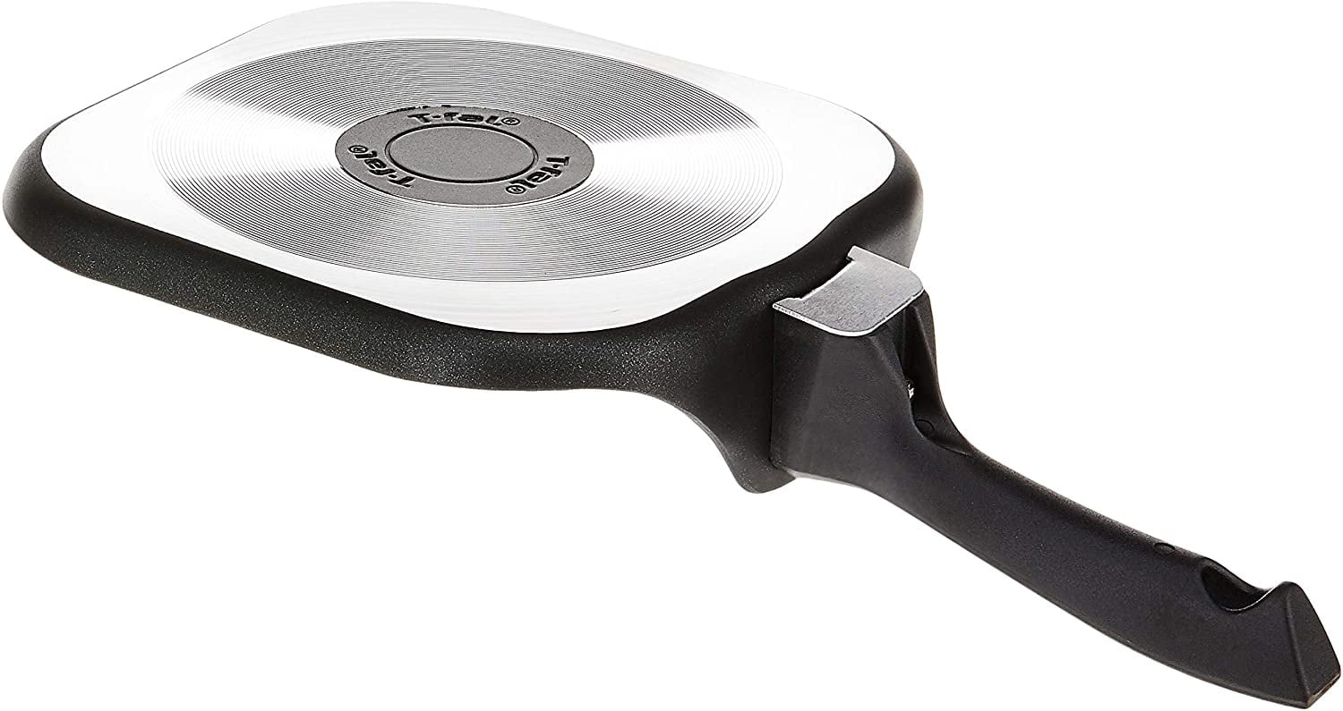 T-fal Specialty Nonstick Mini Griddle 6.5 Inch Cookware, Pots and Pans,  Dishwasher Safe Black