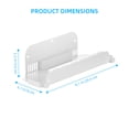 thumbnail image 4 of Soporte Host Montaje en Pared para El Interruptor 2 Interruptor/consola Juegos OLED () Blanco, 4 of 6