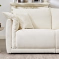 thumbnail image 4 of Beige Living Room , 98.5" With Thick Back Cushions & Wood Frame For Space, 3 Long-lasting Comfort, 4 of 5