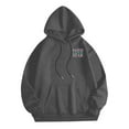 thumbnail image 5 of Hoodie Women Ribbed Sweatshirt Winter Festival Look Women's Casual Hooded Sweatshirt Funny Print Pullover Long Sleeve Hoodie For Daily Wear Loose Fit Comfortable Round Neck Top, 5 of 7