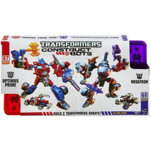 Transformers ConstructBots Optimus Prime Vs. Megatron Construction