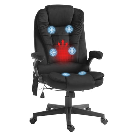 velvet massage office chair with product
