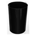 Alpine Commercial Trash Can Odor Eliminator Steel Garbage Bin Outdoor Black 38 Gallon