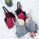 thumbnail image 2 of Sujetador sin costuras para mujer, ropa interior Sexy Push Up Bralette, lencería femenina inalámbrica, sujetadores con patrón de letras a la moda, tres cuartos (3/4 de copa) Tan Jianjun unisex, 2 of 2