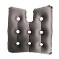 thumbnail image 1 of Prophylaxis Hemorrhoids Inflatable Cushion Protect buttocks Air Cushion Travel Gray, 1 of 9