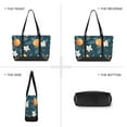 thumbnail image 6 of FORMRS Canvas Laptop Tote Bag for Women with 15.6" Computer Compartments Shoulder Handbag, Oranges Pattern, 6 of 7