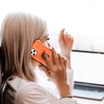 thumbnail image 7 of for iPhone 11 Pro Max Case, Rugged Shockproof Heavy Duty Soft TPU Rubber Bumper Hard PC Back Hybrid Protective Case [with Ring Stand] for iPhone 11 Pro Max (Without Screen Protector) - Orange, 7 of 7